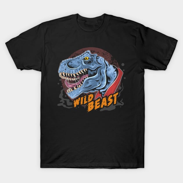 Wild Beast T-Shirt by WorldDinosaurs